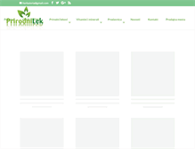Tablet Screenshot of prirodnilek.com